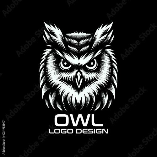 Owl Vector Logo Design photo