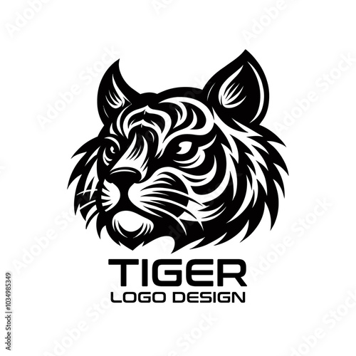 Wallpaper Mural Tiger Vector Logo Design Torontodigital.ca