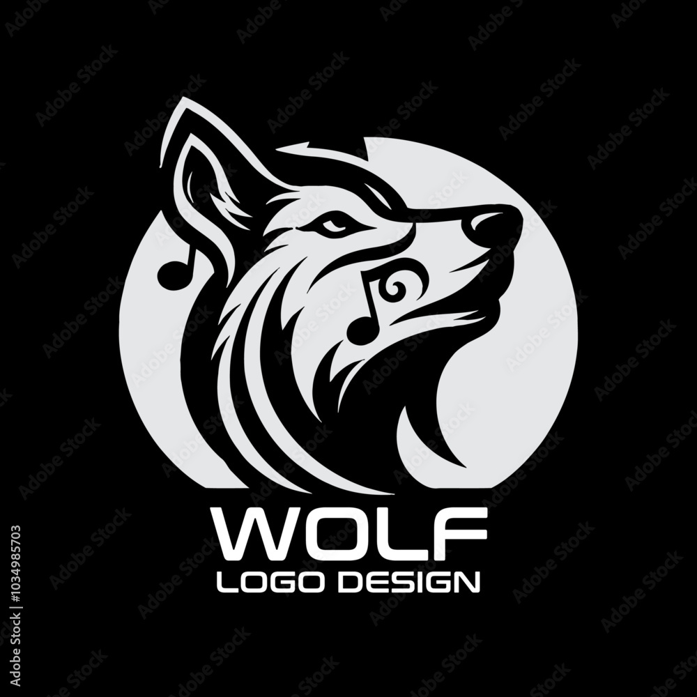 Wolf Vector Logo Design Wolf Vector Logo Design