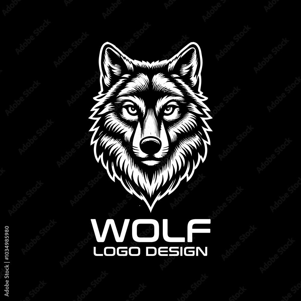 Wolf Vector Logo Design Wolf Vector Logo Design