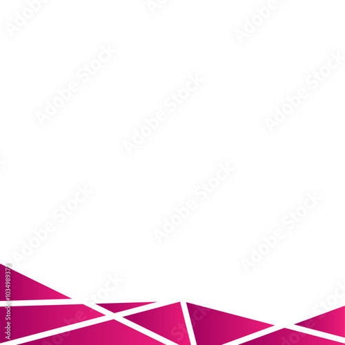 Abstract Polygonal Footer