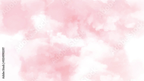 clouds in the pink sky