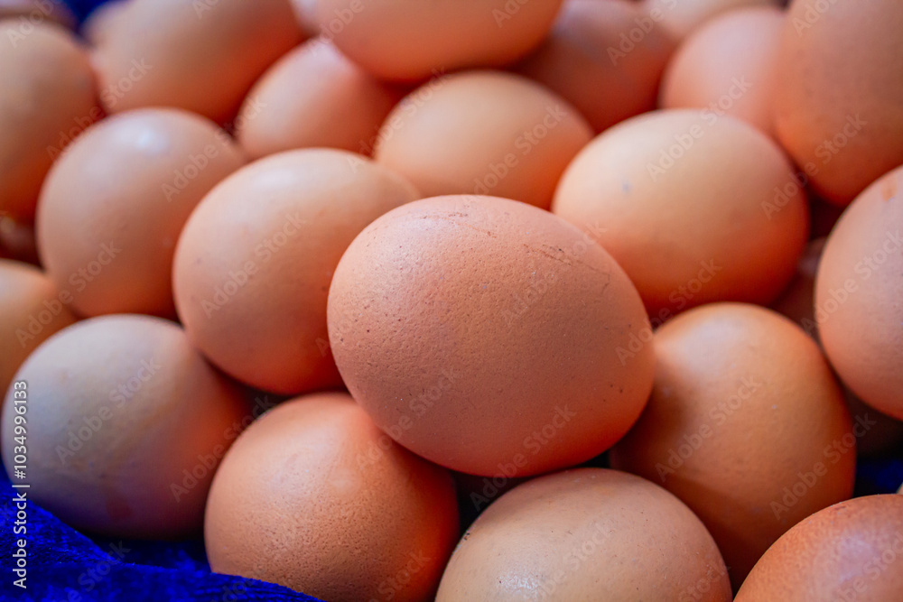 Eggs for sale at market. Eggs for sale at market.