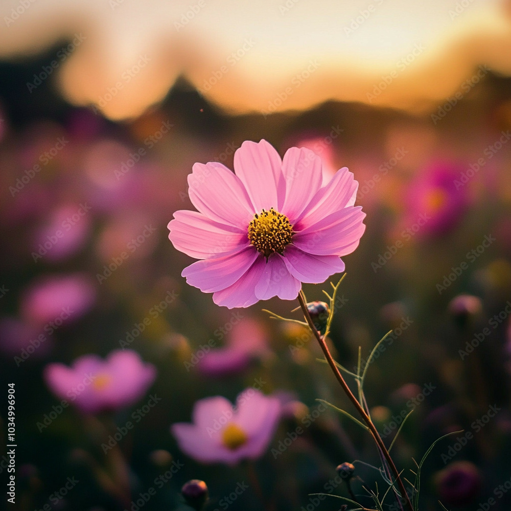 Obraz premium pink cosmos flower