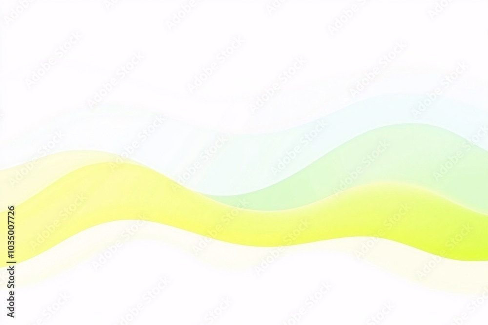 Fototapeta premium Abstract Wave Pattern Background - Pastel Colors & Smooth Curves