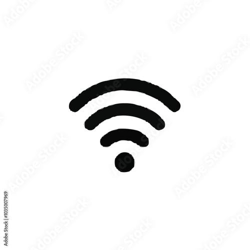 Wi-Fi signal icon in a minimalist design