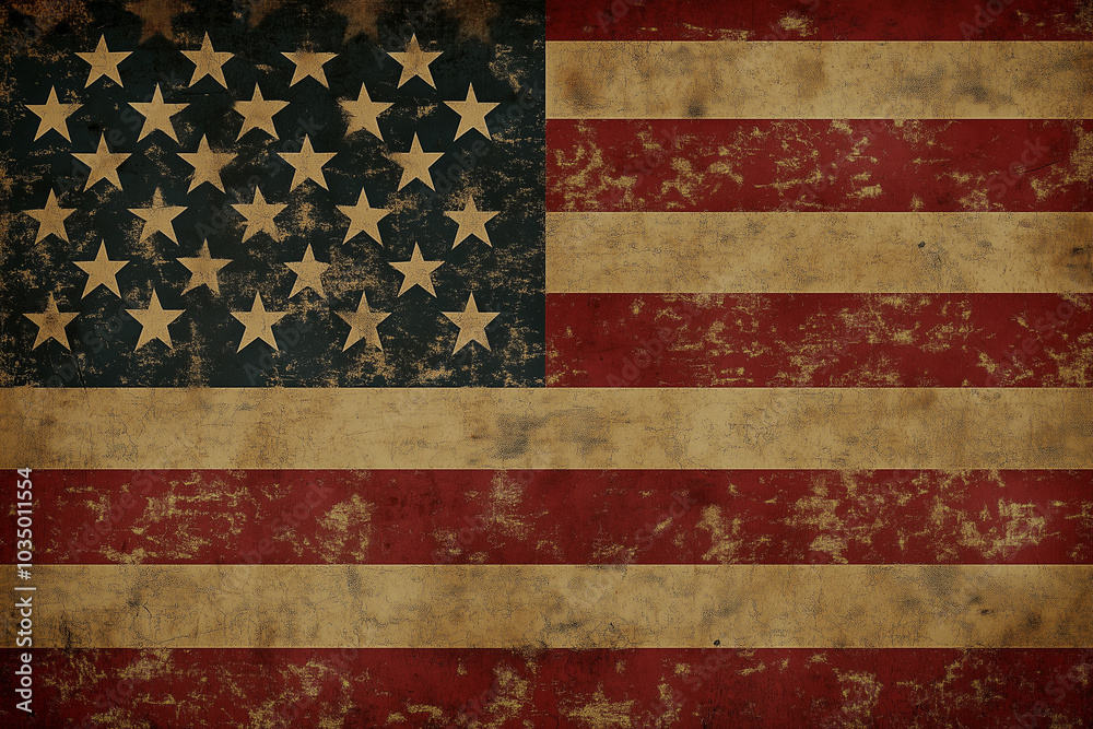 A piece of the flag of the United States against a dark, textured background with space for text. Background for election Day in the United States for the president of the United States of America. A piece of the flag of the United States against a dark, textured background with space for text. Background for election Day in the United States for the president of the United States of America.