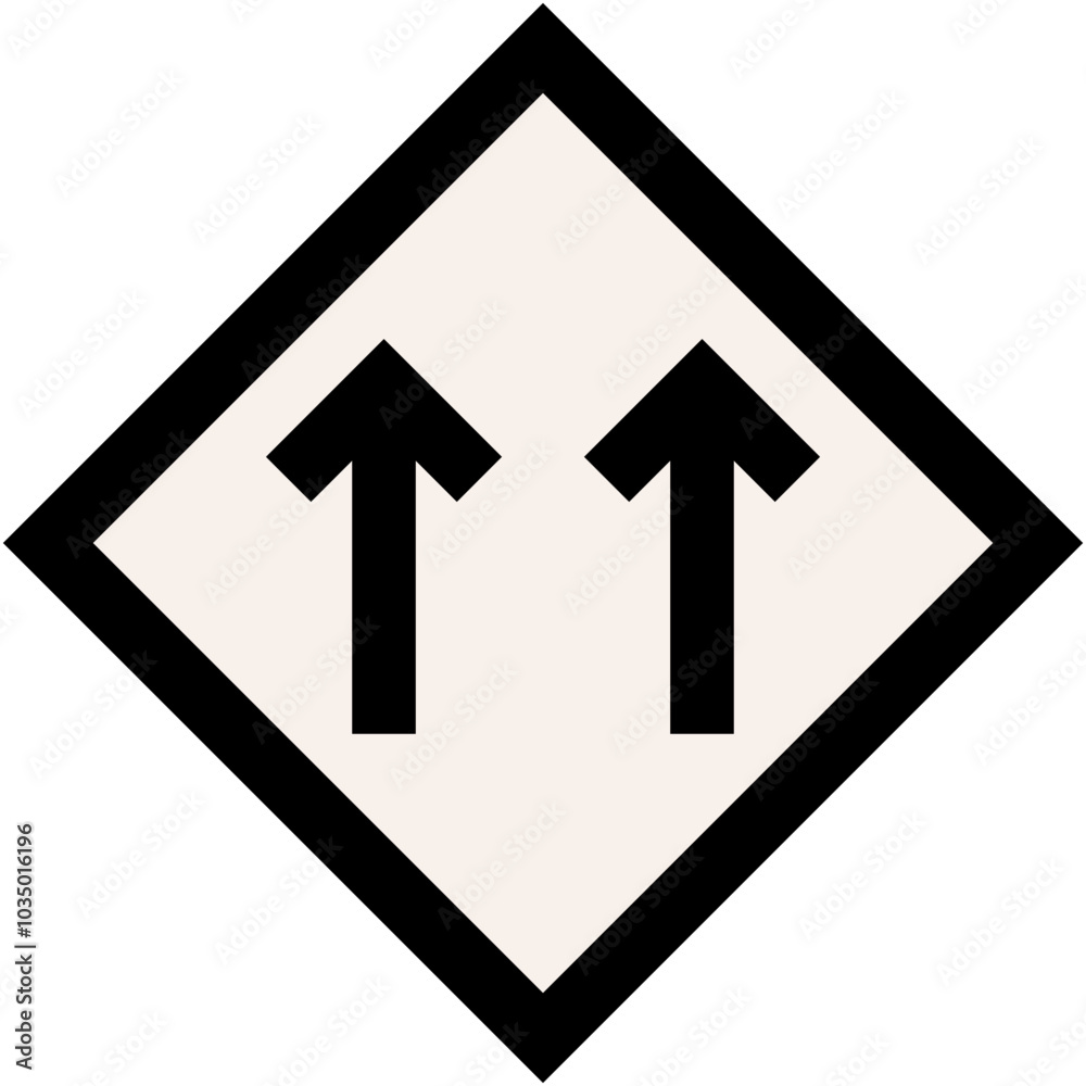 Vector Icon One Way, traffic, regulation, road sign, arrows Vector Icon One Way, traffic, regulation, road sign, arrows