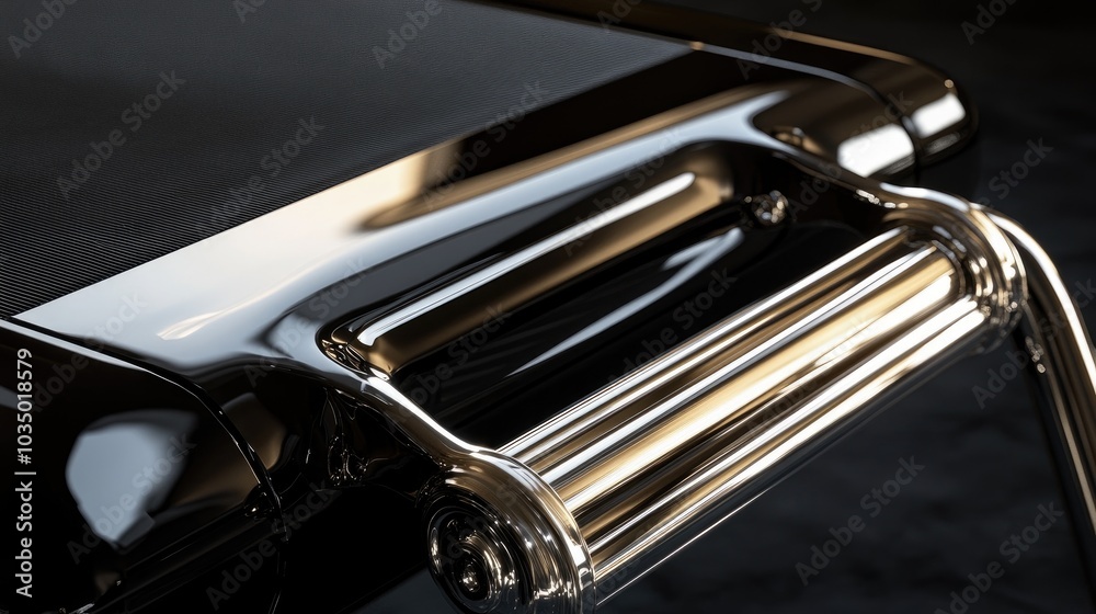 A sleek, powerful high-end treadmill with polished metal detailing, symbolizing strength, speed, and luxury fitness A sleek, powerful high-end treadmill with polished metal detailing, symbolizing strength, speed, and luxury fitness