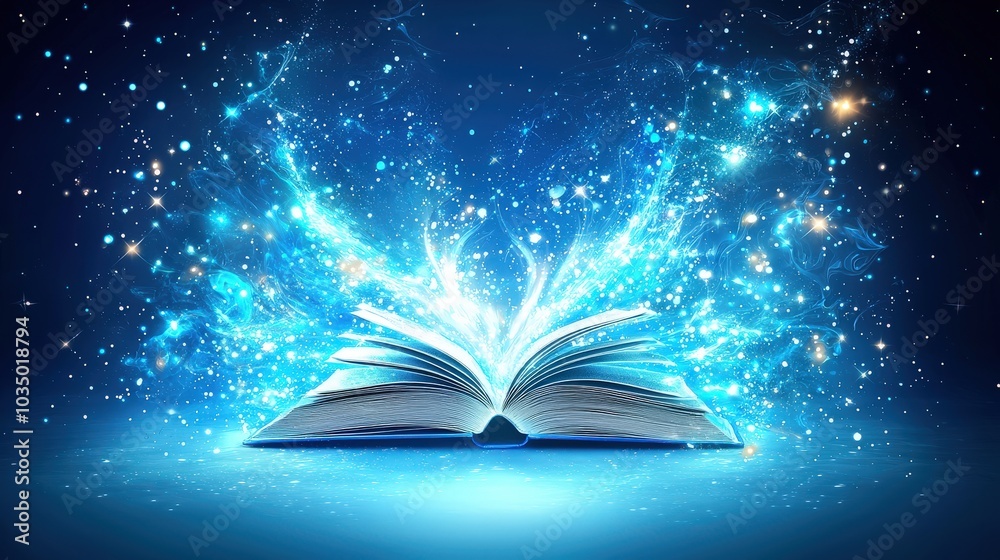 An open book with pages gently turning in the midnight breeze, symbolizing new beginnings. The minimalist setting emphasizes the quietude and possibilities of the night. An open book with pages gently turning in the midnight breeze, symbolizing new beginnings. The minimalist setting emphasizes the quietude and possibilities of the night.