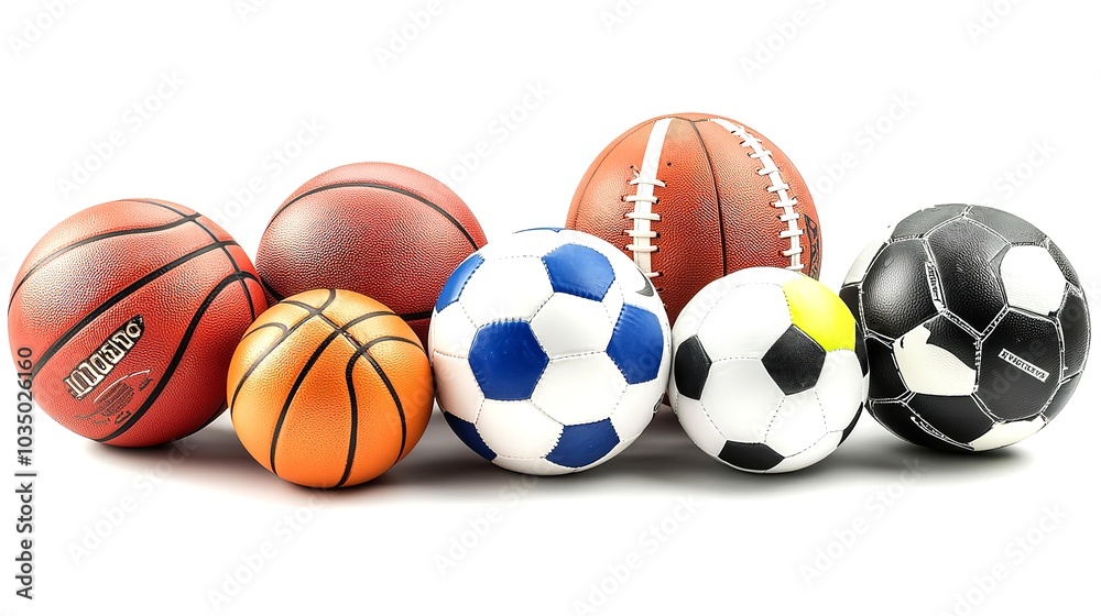 Variety of Sports Balls Variety of Sports Balls