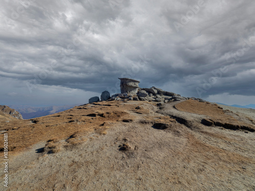 Bucegi mountains plateau photo