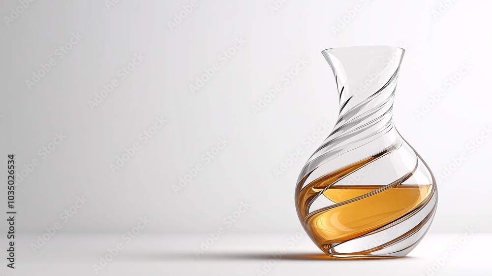 Amber Elixir in Glass Decanter Amber Elixir in Glass Decanter