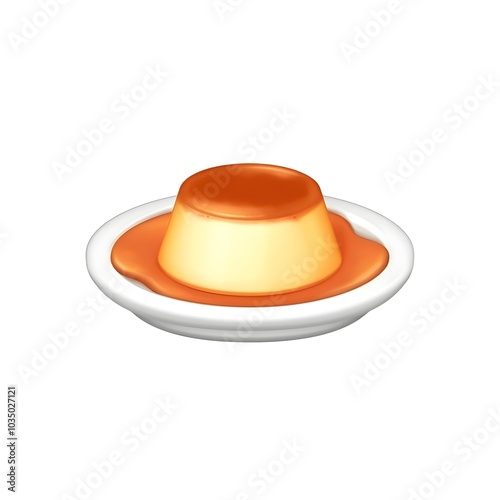 Caramel Flan Dessert Emoji 