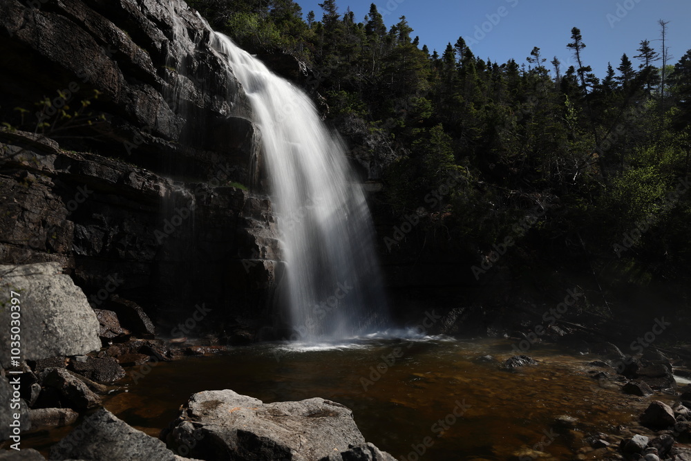 Hidden Falls, Sheaves Cove, Newfoundland and Labrador NL, Canada Hidden Falls, Sheaves Cove, Newfoundland and Labrador NL, Canada