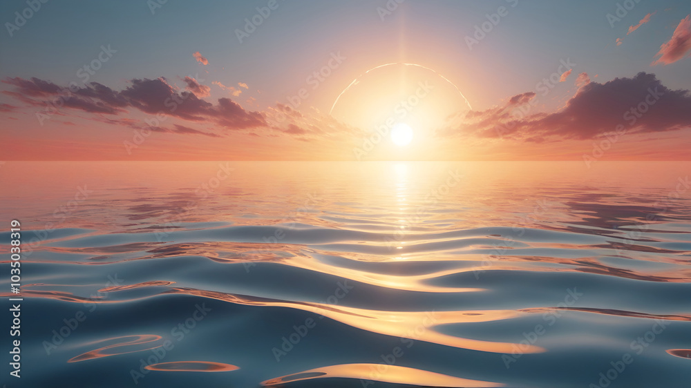 Fototapeta premium sunrise over the sea