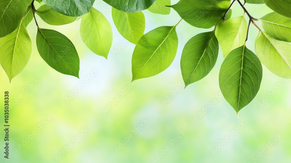 Lush green leaves shimmer with droplets, creating a fresh, natural ambiance against a blurred background. Lush green leaves shimmer with droplets, creating a fresh, natural ambiance against a blurred background.