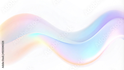 Abstract blue and pink wavy lines on a white background. Abstract colorful background, color wave for design brochure, website, flyer. Flow wave with line landscape. Digital data structure.