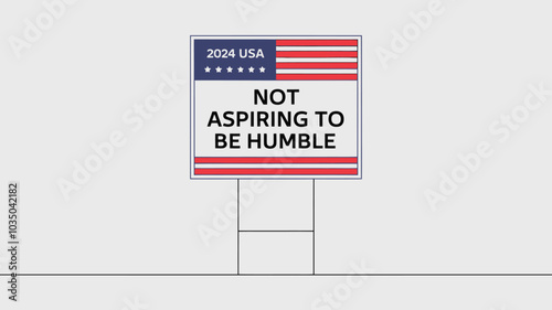 Artwork depicting the concept of presidential elections, democracy, and diversity	
