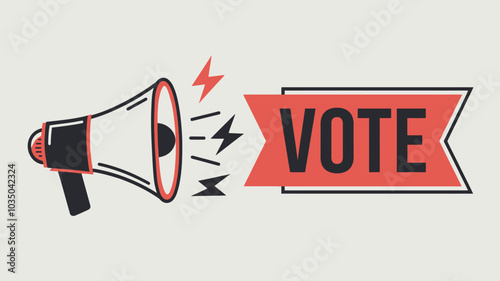 Artwork depicting the concept of presidential elections, democracy, and diversity	
