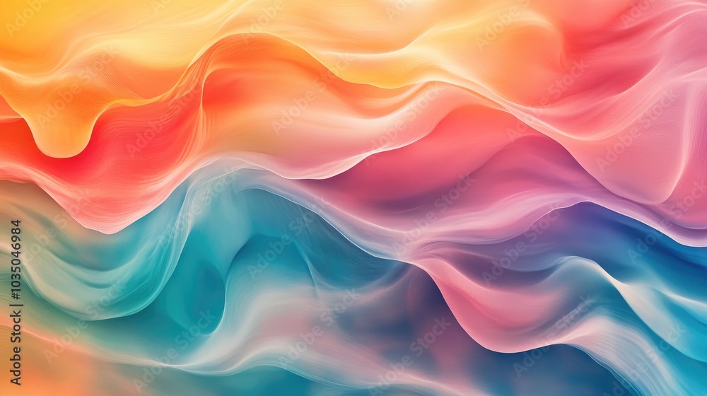 Abstract horizontal background featuring vibrant waves suitable for greeting cards banners landing pages and presentation backgrounds Abstract horizontal background featuring vibrant waves suitable for greeting cards banners landing pages and presentation backgrounds