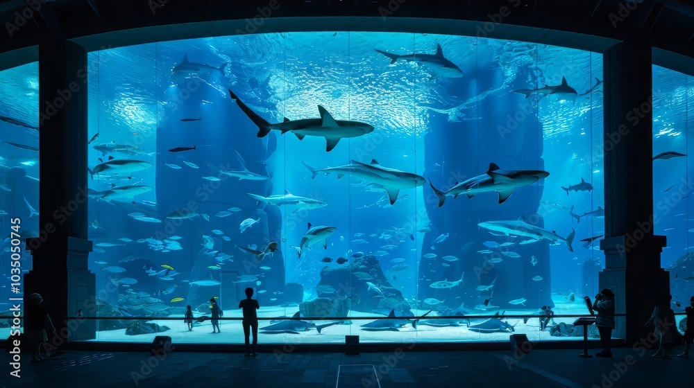 Fototapeta premium Vibrant aquarium fish: a splash of color underwater