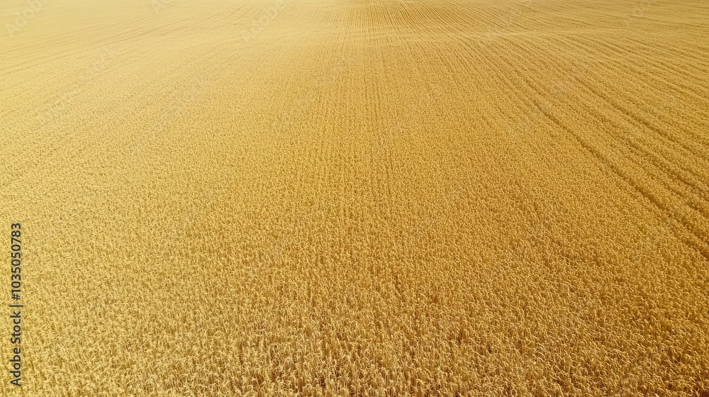 Golden Wheat Field Under Soft Light Golden Wheat Field Under Soft Light
