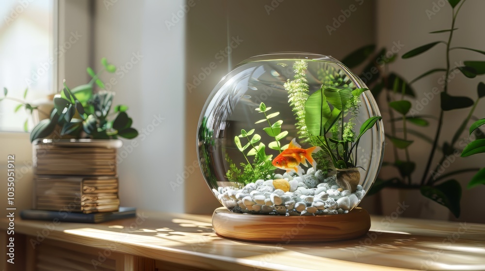 Vibrant aquarium fish: a splash of color underwater Vibrant aquarium fish: a splash of color underwater