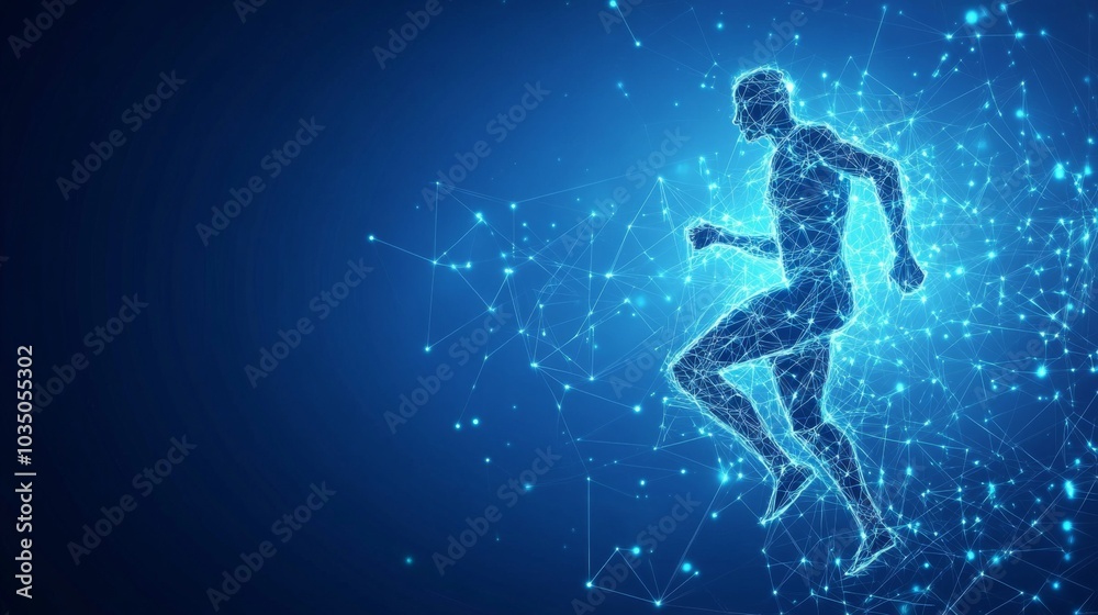 Digital Human Figure in Motion Digital Human Figure in Motion