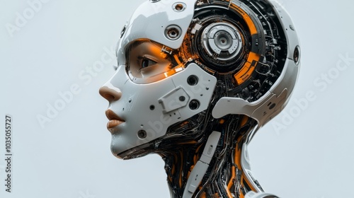 Futuristic Cyborg Profile