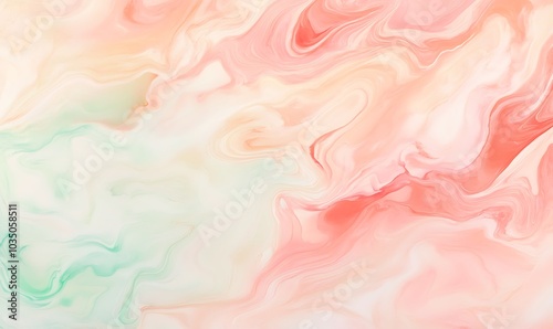 A colorful, swirly background with shades of pink, red, and green, Generative AI