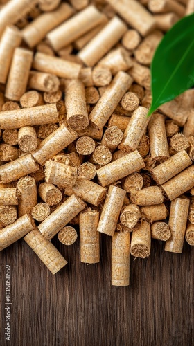 Natural eco-friendly wood pellets for sustainable heating and biomass energy solutions in modern homes and industries