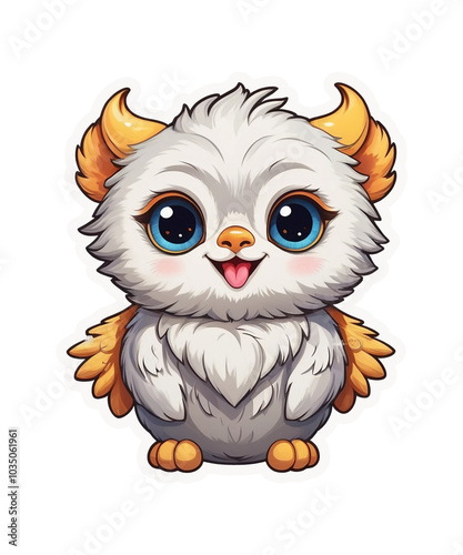 Cute Animal Stickers png  photo