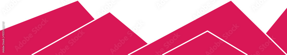 Naklejka premium Modern Polygonal Footer