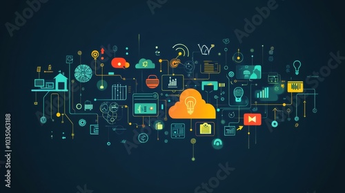 Wallpaper Mural Technology Network Concept Torontodigital.ca