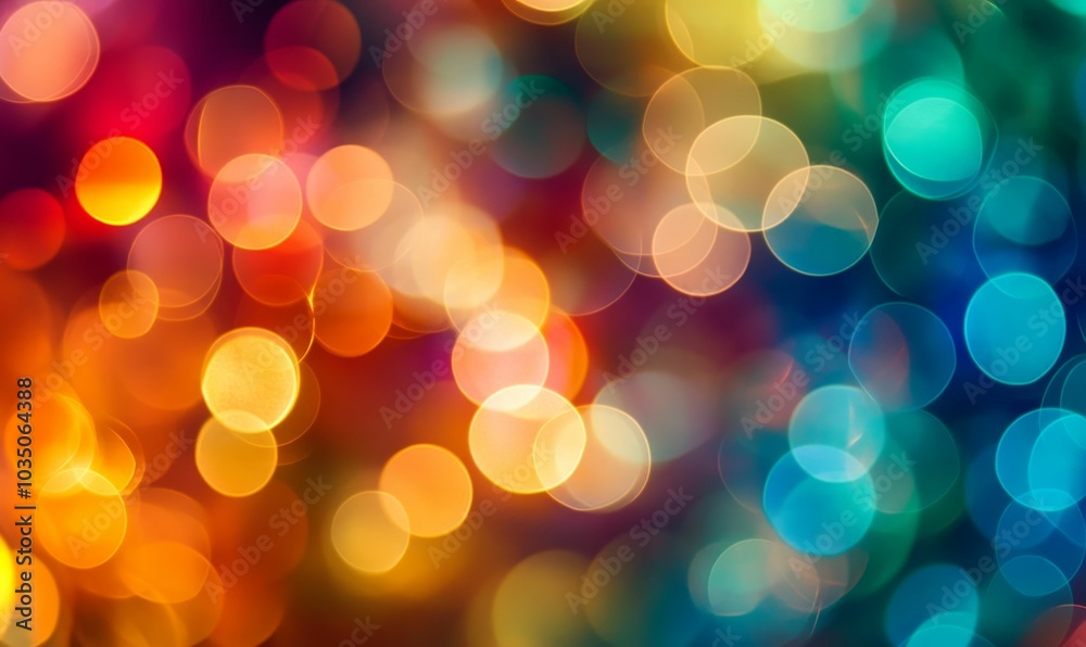 Blurred colorful bokeh lights background. Blurred colorful bokeh lights background.