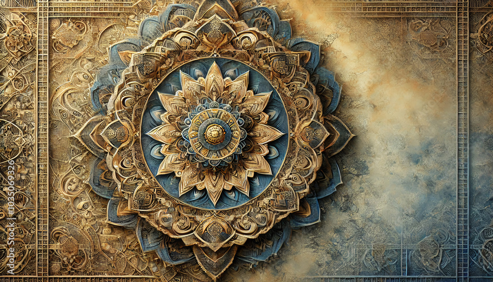 Naklejka premium Mandala