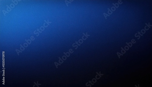 Deep Gradient Blue Abstract Digital Texture. Modern Minimalistic Backdrop with Smooth Transition of Dark to Light, Perfect for Business Banners, Website Headers, Presentation Backgrounds Copy Space