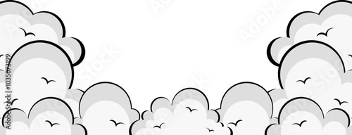 Cloud Comic Footer