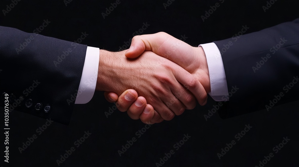 Professional handshake symbolizing agreement and collaboration Professional handshake symbolizing agreement and collaboration