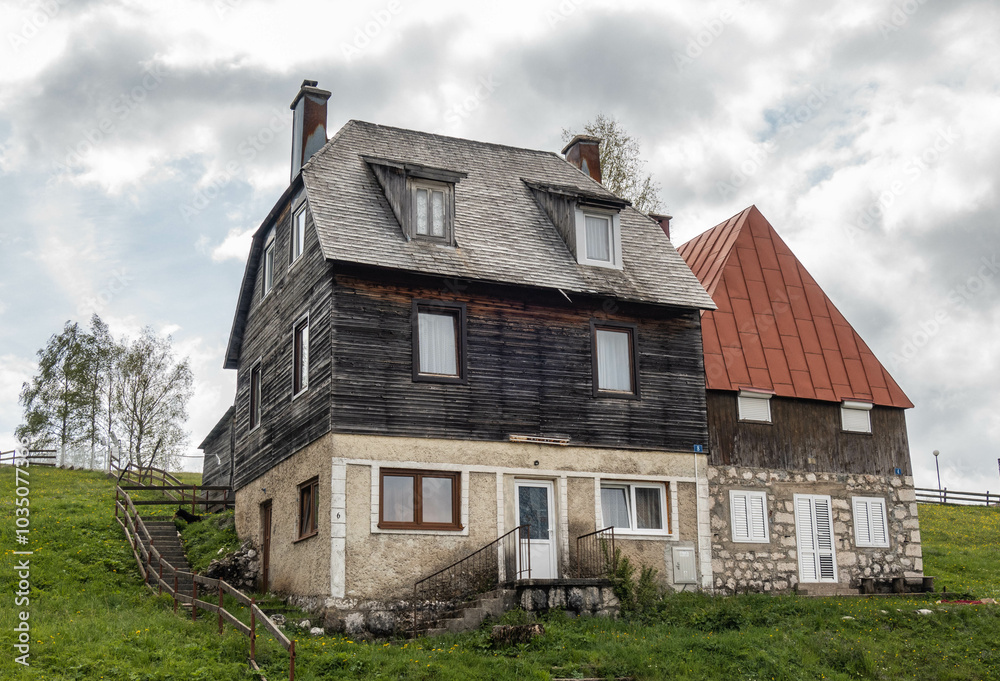 Traditional home on the edge of Durmitor National Park, Zabljak, Montenegro Traditional home on the edge of Durmitor National Park, Zabljak, Montenegro