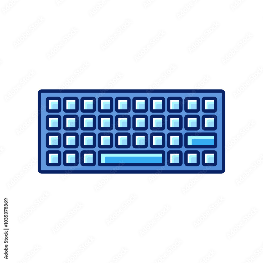 flat design computer keyboard vector icons flat design computer keyboard vector icons
