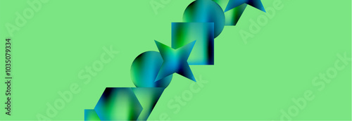 Fluid color geometric shapes abstract background. Vector Illustration For Wallpaper, Banner, Background, Card, Book Illustration, landing page
