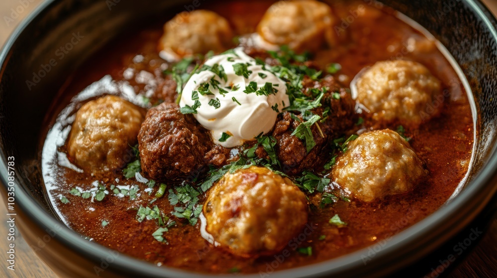 Meatball Soup. Meatball Soup.
