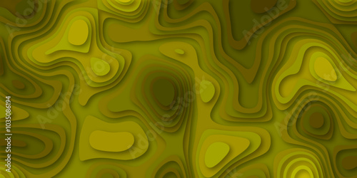 Modern abstract multilayer multicolored waves of three-dimensional paper background of papercut origami Background, abstract art composition in geometric papercut style minimalistic concept design.