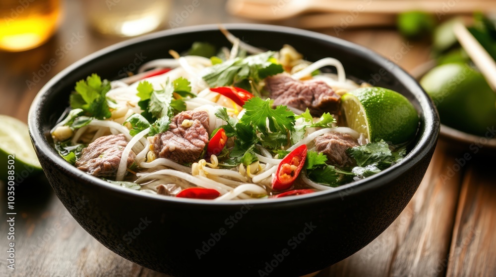 Beef Pho Soup.