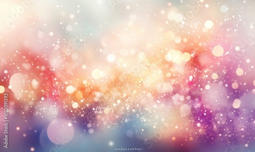 Abstract colorful bokeh background.