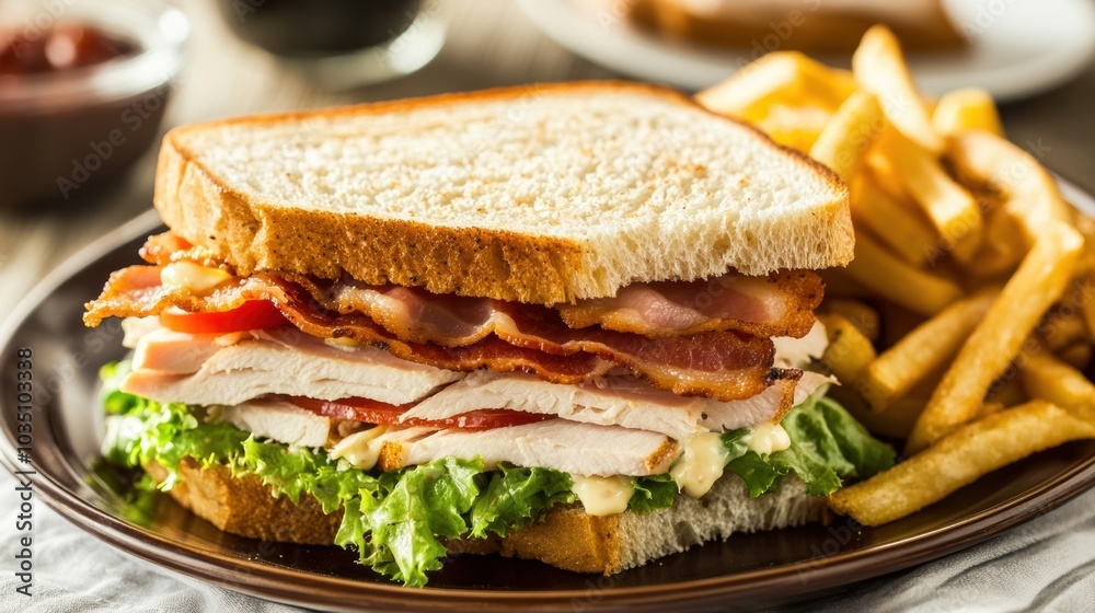 Turkey BLT Sandwich. Turkey BLT Sandwich.
