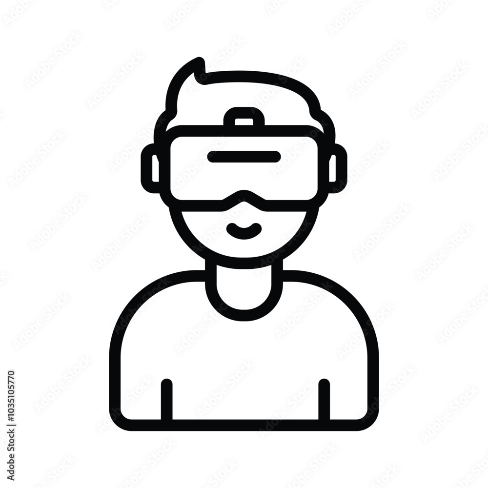 A person wearing a VR headset, representing immersive virtual experiences A person wearing a VR headset, representing immersive virtual experiences
