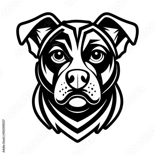 Dhole icon in glyph style 